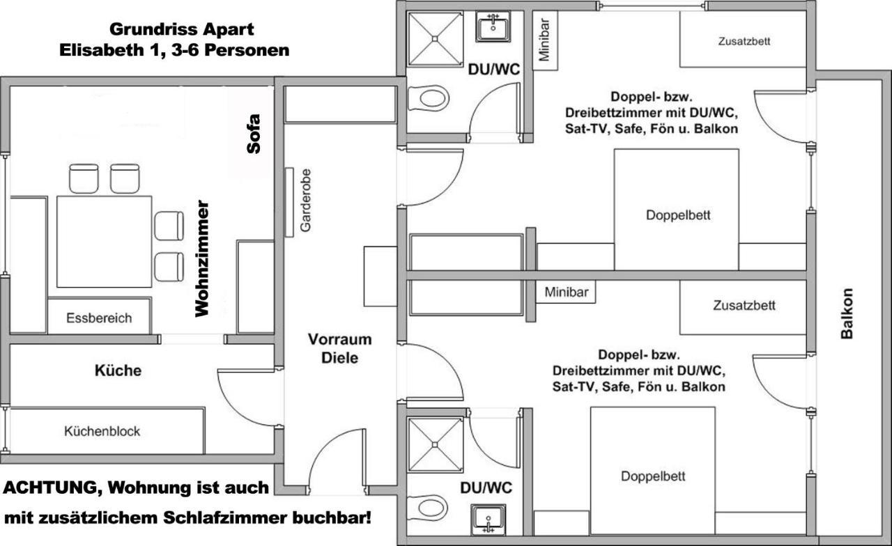 "Apart Elisabeth" Inkl Silvretta Premium Summercard See Exterior photo